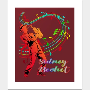 A Man With Saxophone-Sidney Bechet Posters and Art